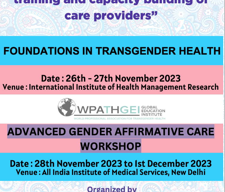 ADVANCED GENDER AFFIRMATIVE CARE WORKSHOP